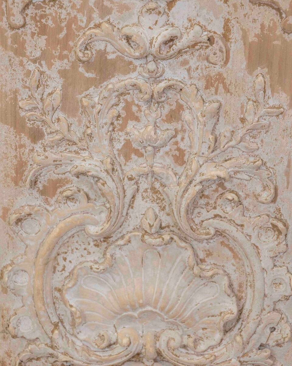 Pair of Antique French Painted Boiserie Panels - JAA