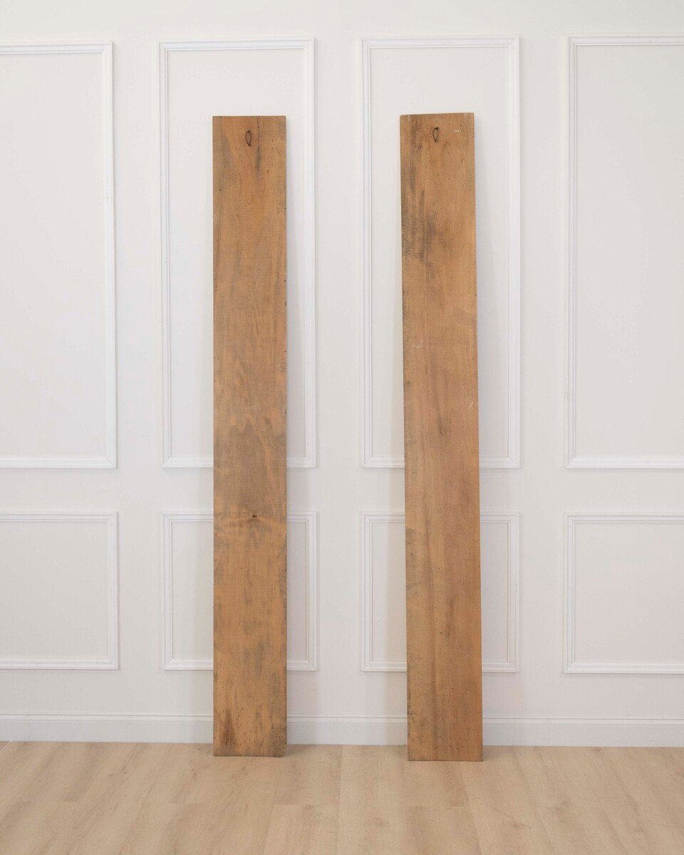 Pair of Antique French Painted Boiserie Panels (2 Panels) - JAA