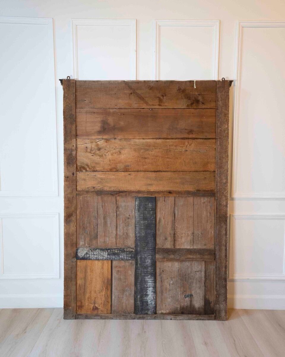 French 18th Century Louis XVI Style Carved and Painted Screen - JAA