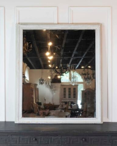 French 18th Century Louis XVI Wood Panel Mirror