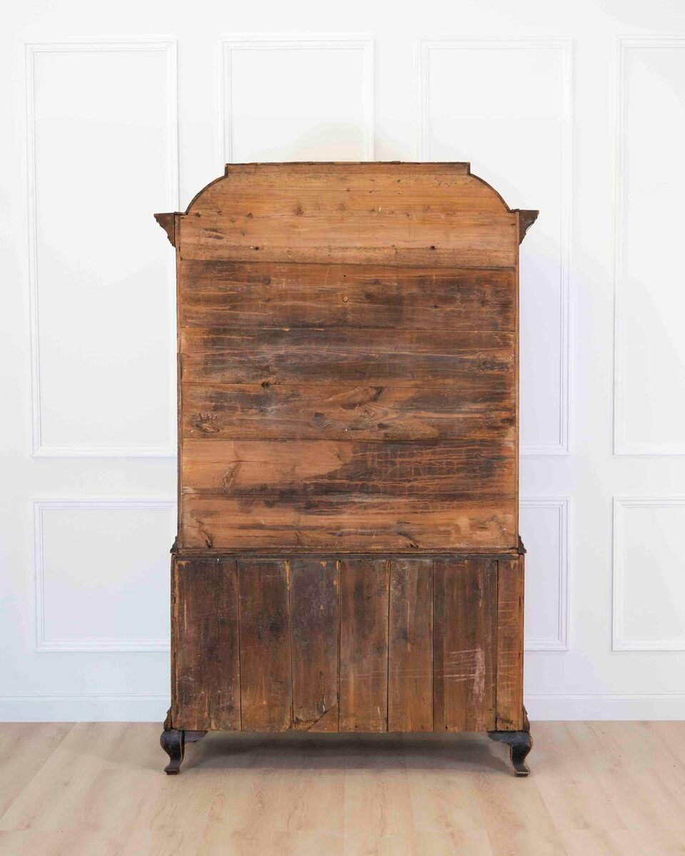 18th Century Period Rococo Cabinet with Unusual Door Panels - JAA