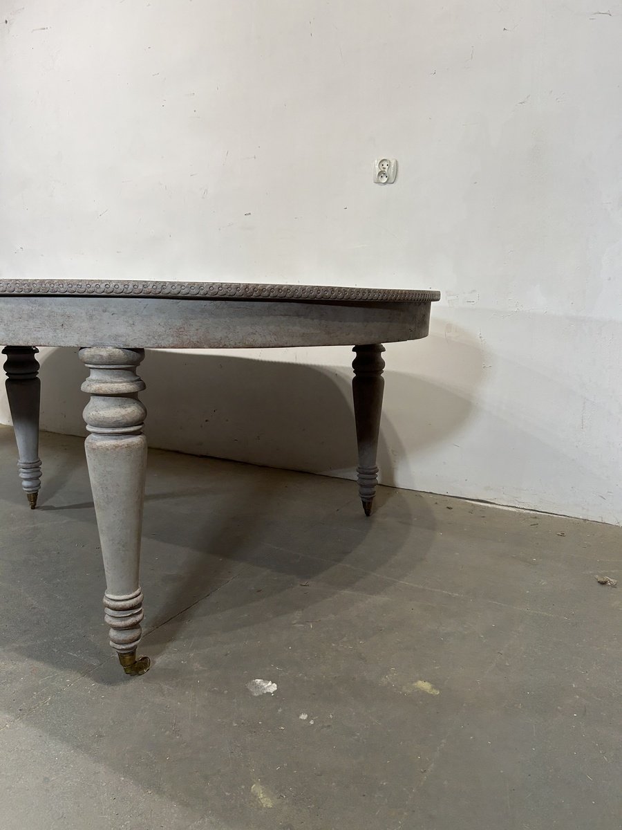 On Hold - A beautiful antique Swedish dining table with three inserts - JAA
