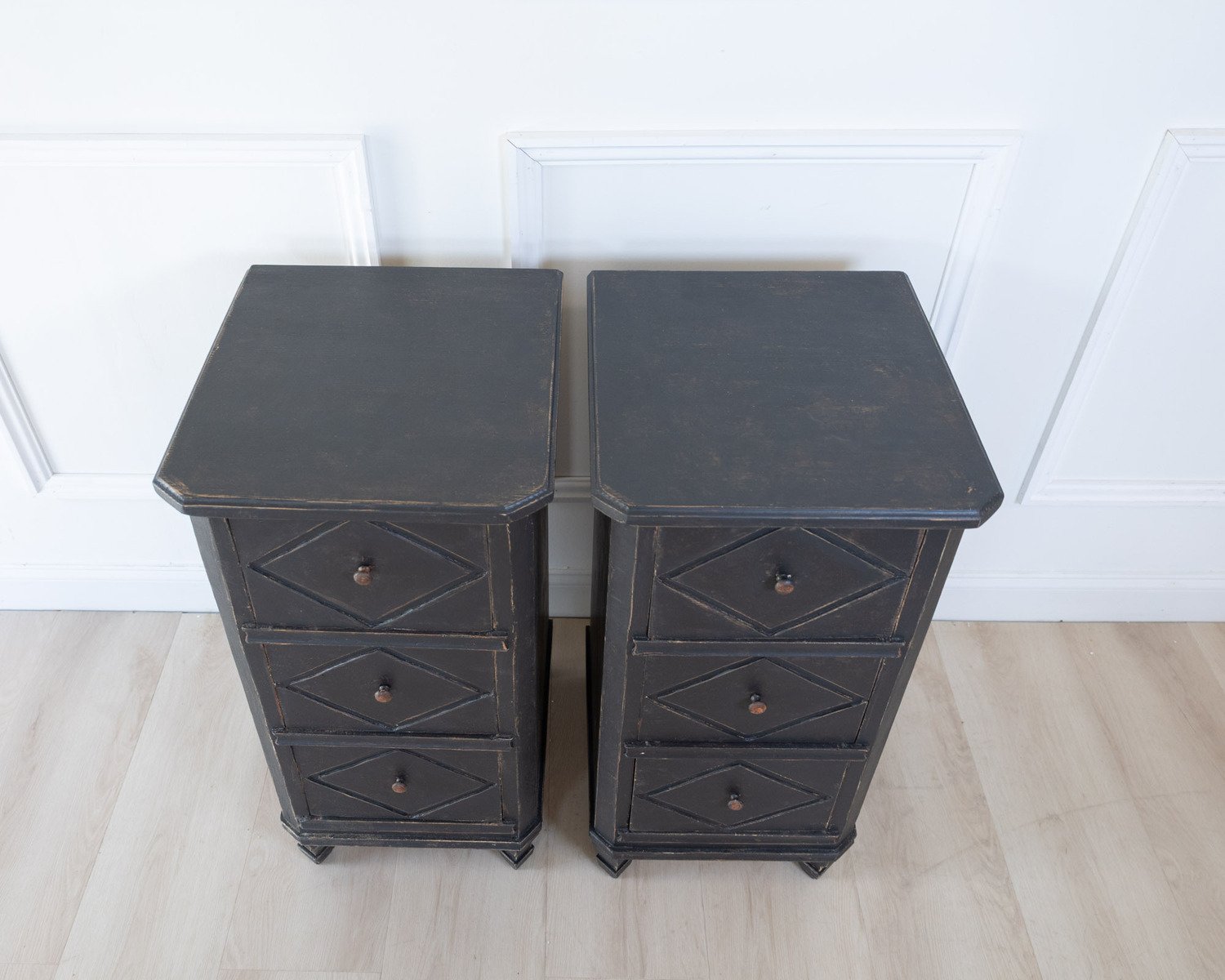 Pair of Swedish Nightstands, circa 1840 - JAA
