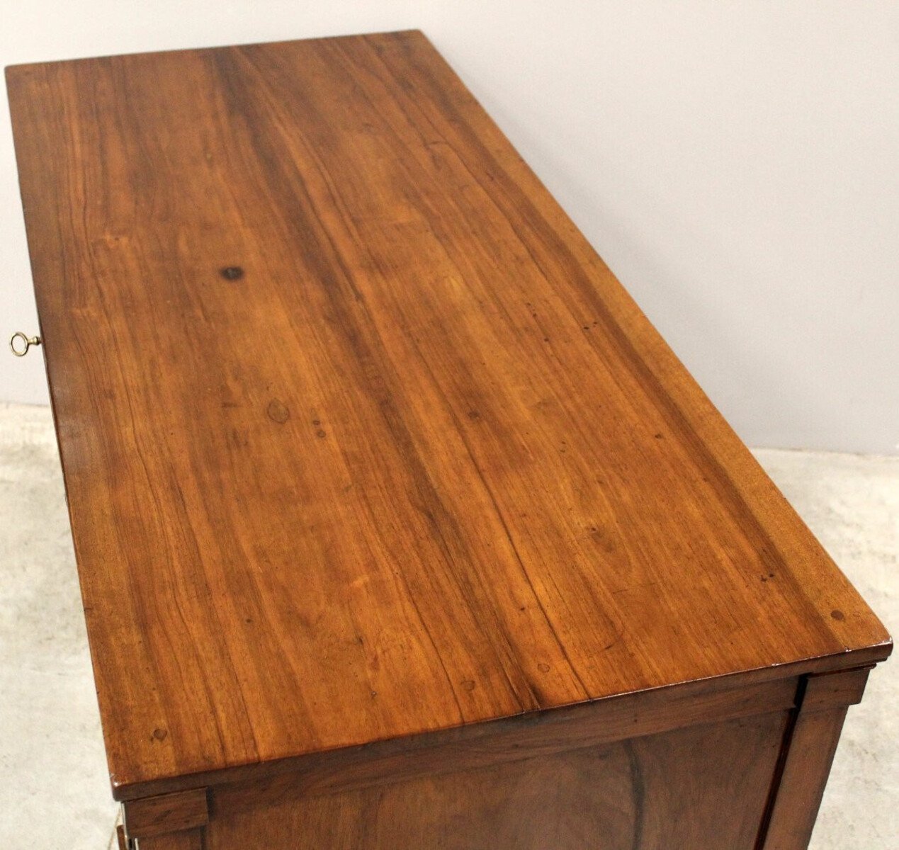 Louis XVI Walnut Pedestal Desk, Italy, 18th Century - JAA