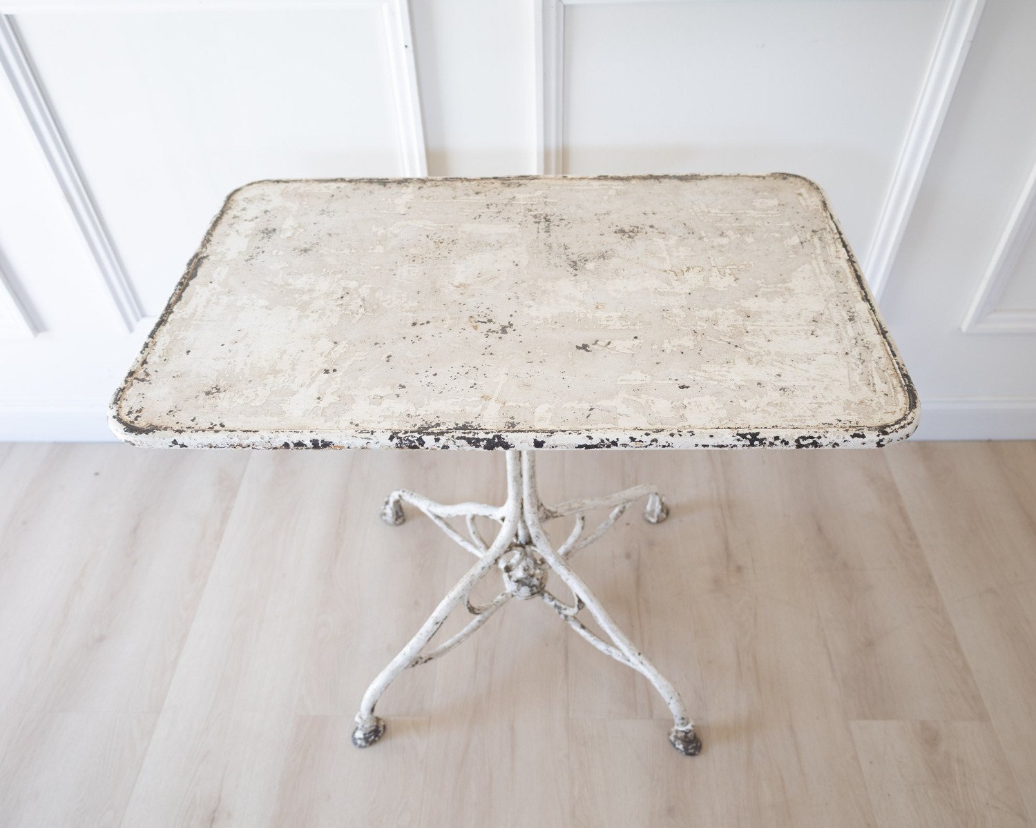 19th Century French Arras Wrought Iron Garden Table - JAA