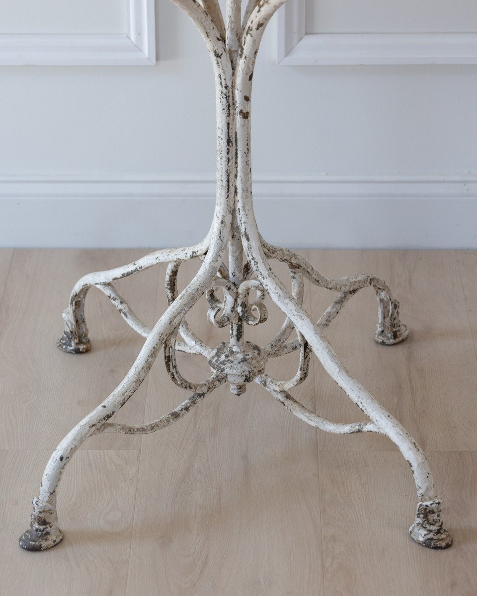 19th Century French Arras Wrought Iron Garden Table - JAA