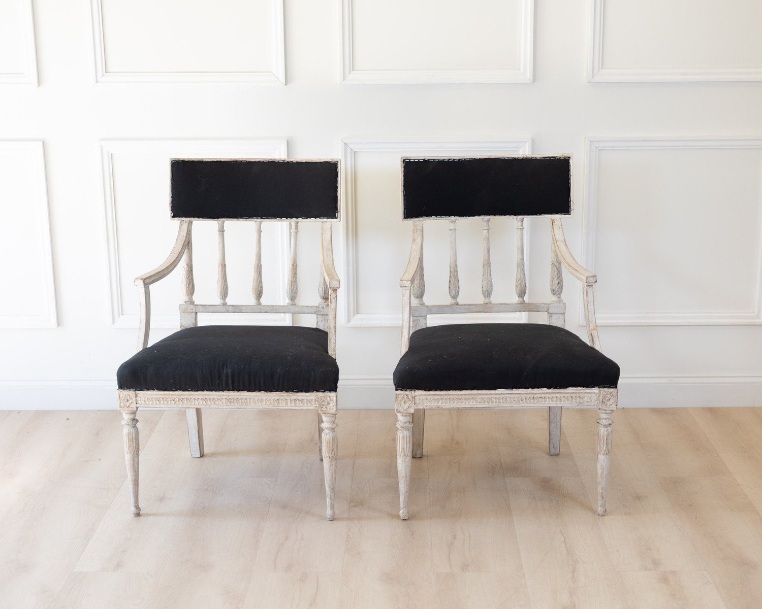 Pair of Swedish Armchairs, circa 1800 - JAA