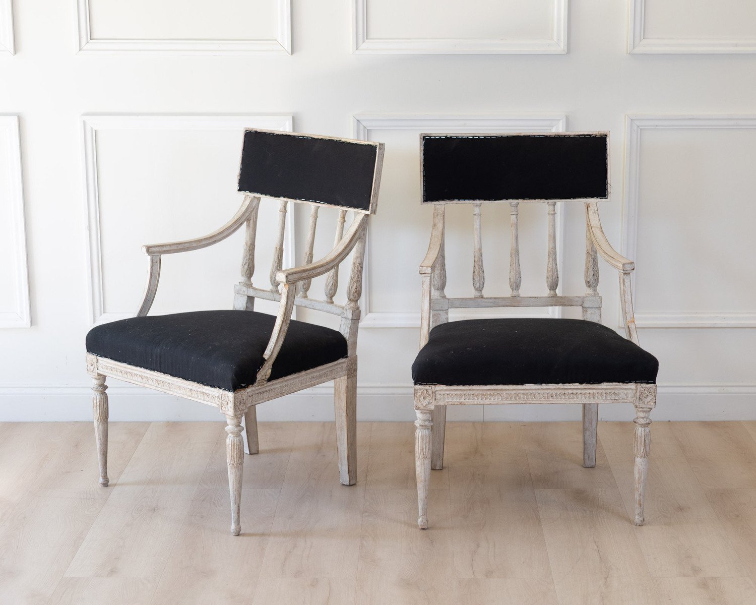 Pair of Swedish Armchairs, circa 1800 - JAA