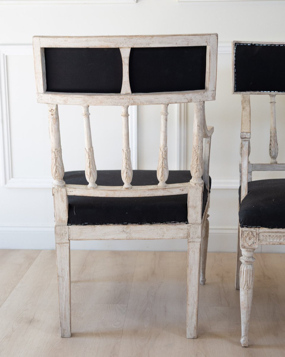 Pair of Swedish Armchairs, circa 1800 - JAA
