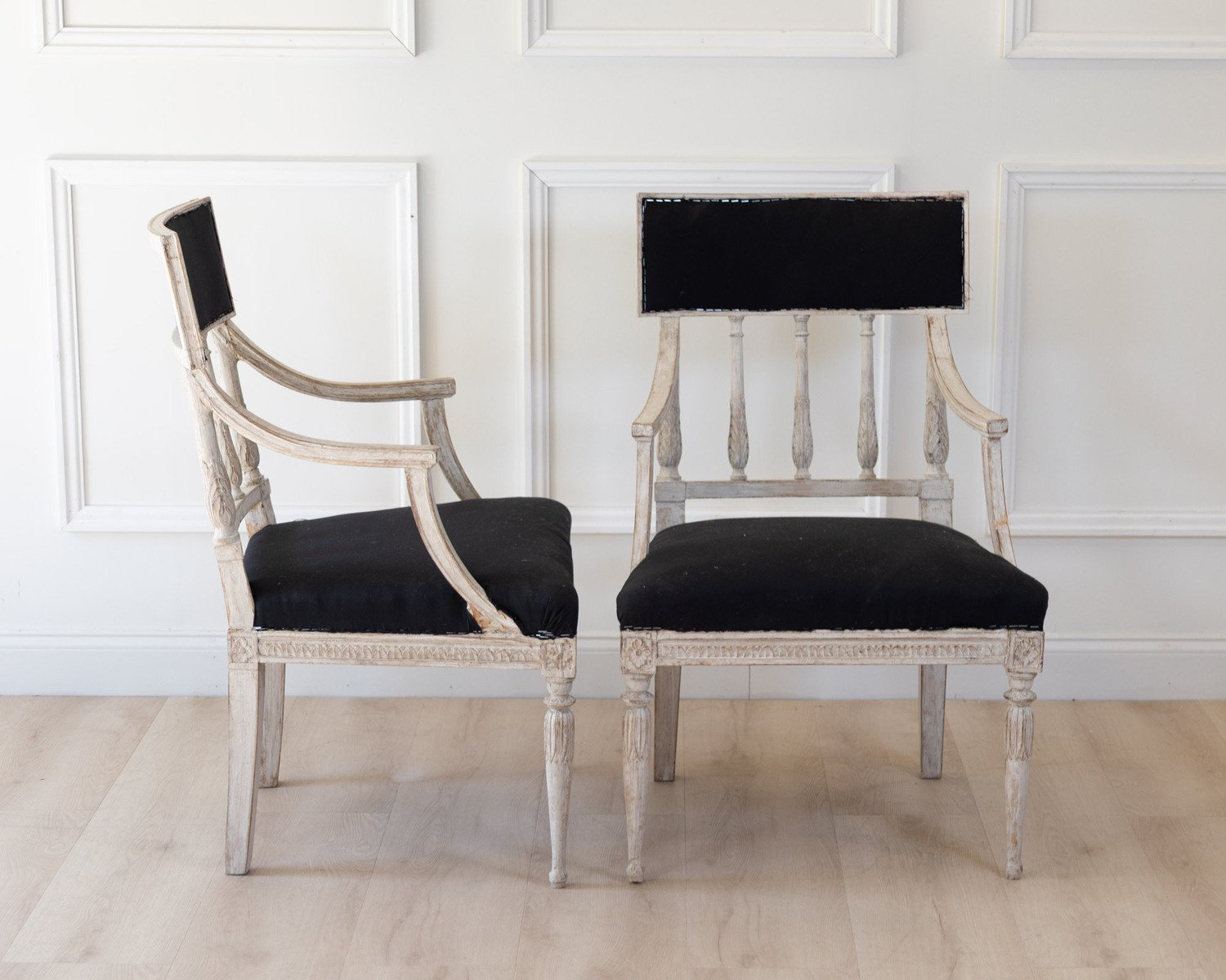 Pair of Swedish Armchairs, circa 1800 - JAA