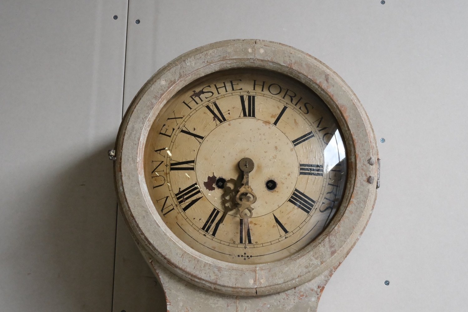 Gustavian Tall Case Clock in Original Paint, circa 1820 - JAA