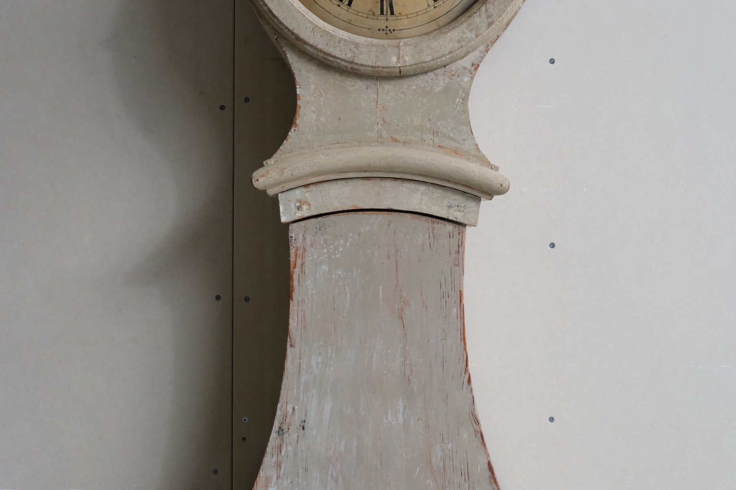 Gustavian Tall Case Clock in Original Paint, circa 1820 - JAA