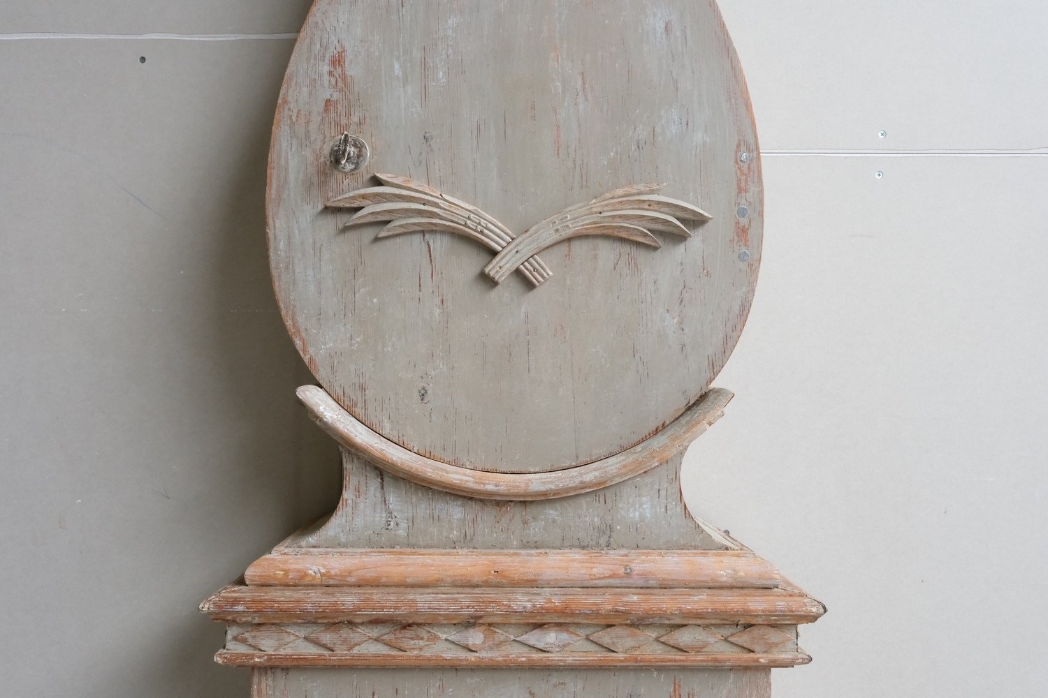 Gustavian Tall Case Clock in Original Paint, circa 1820 - JAA