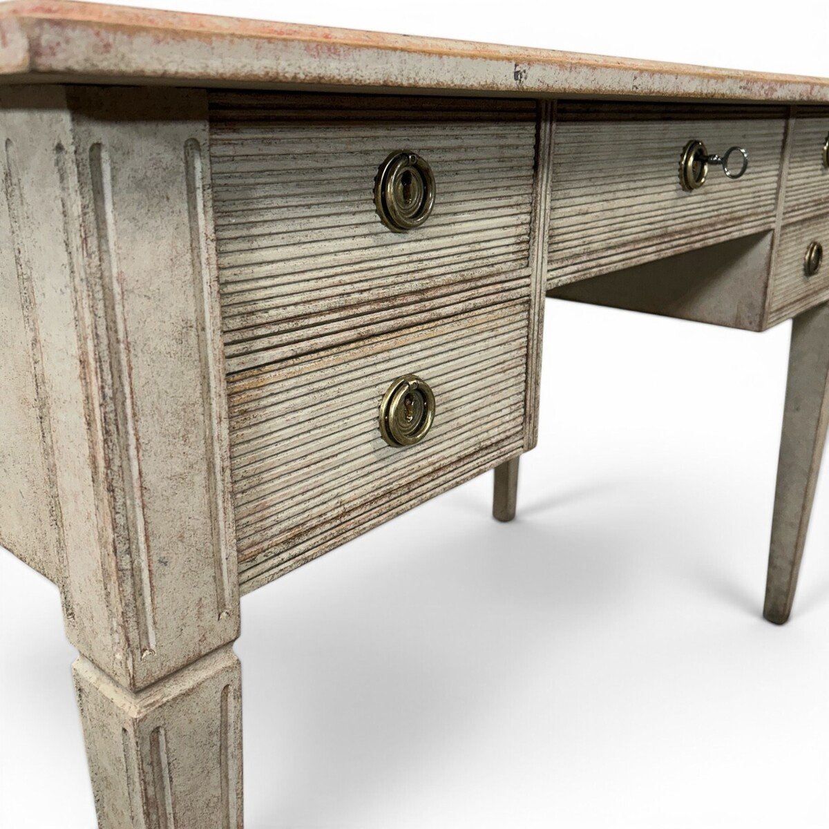 A classic Swedish writing desk in grey - JAA
