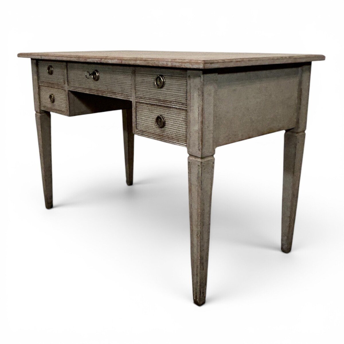 A classic Swedish writing desk in grey - JAA