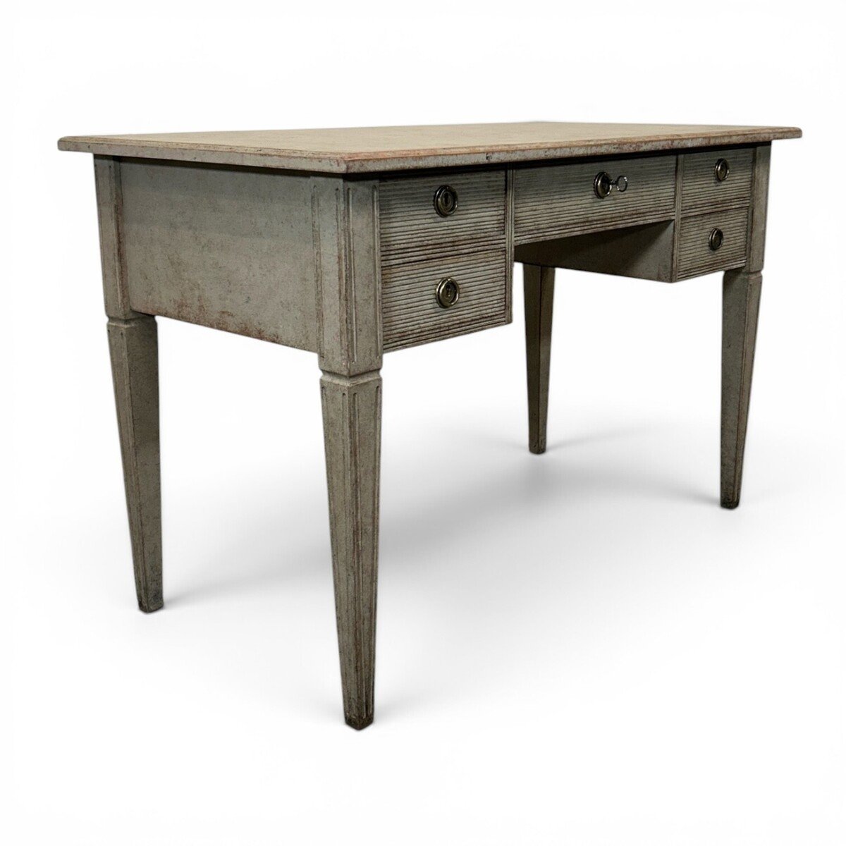 A classic Swedish writing desk in grey - JAA