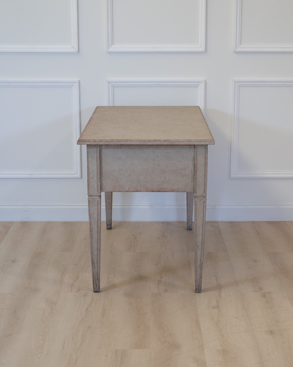 A classic Swedish writing desk in grey - JAA