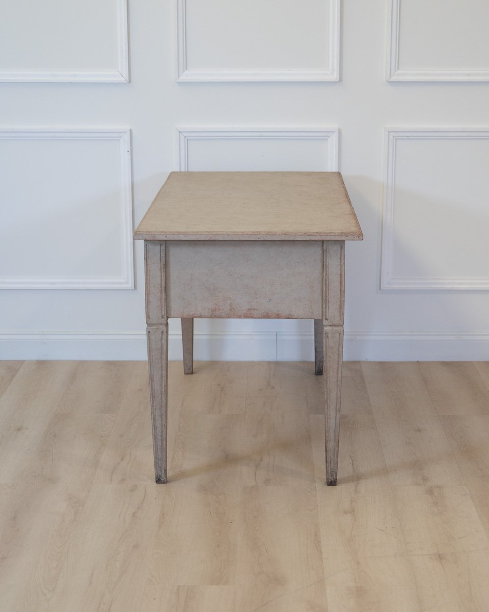 A classic Swedish writing desk in grey - JAA