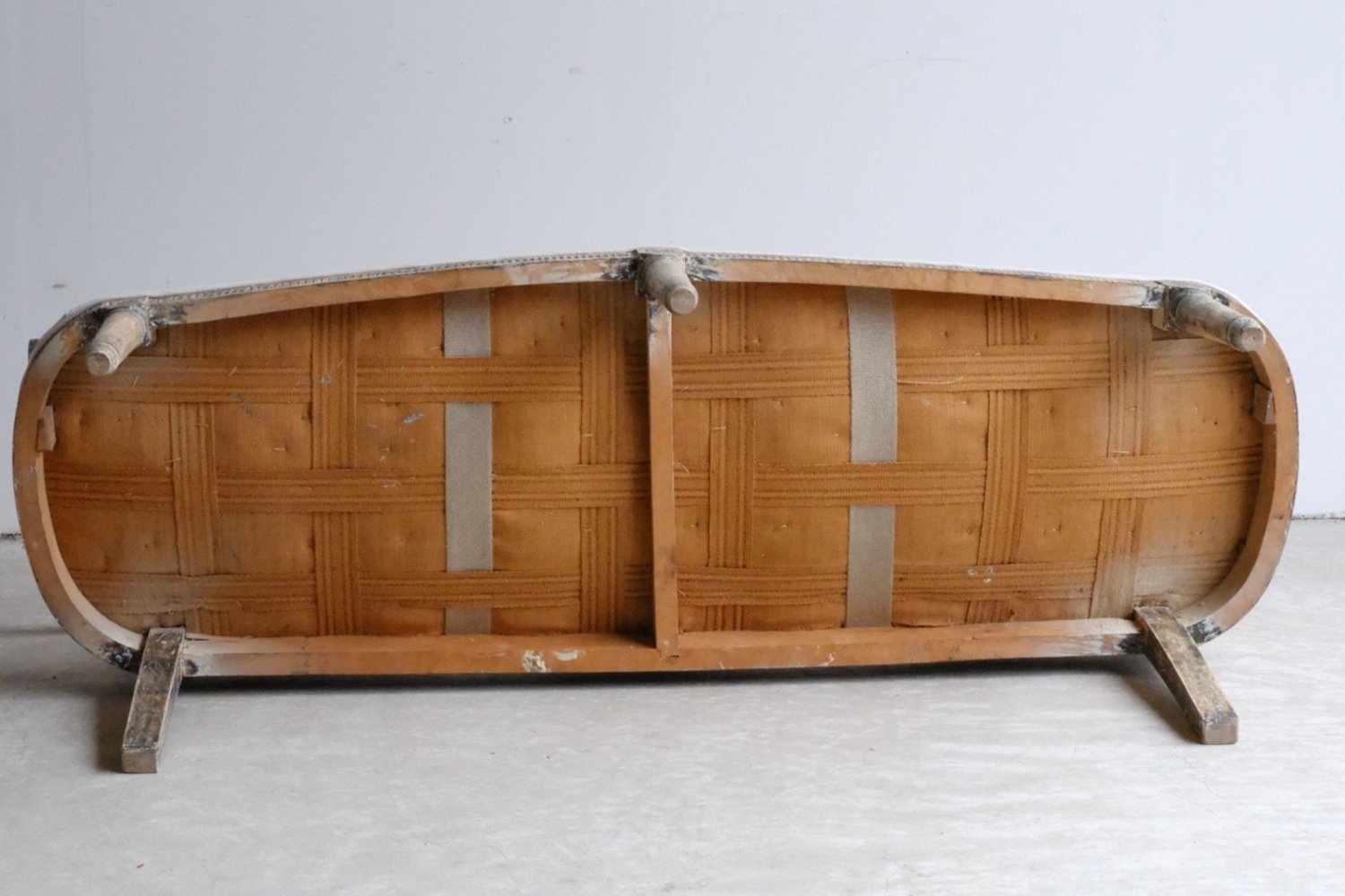 Gustavian Style Sofa in Original Black Paint, circa 1880 - JAA