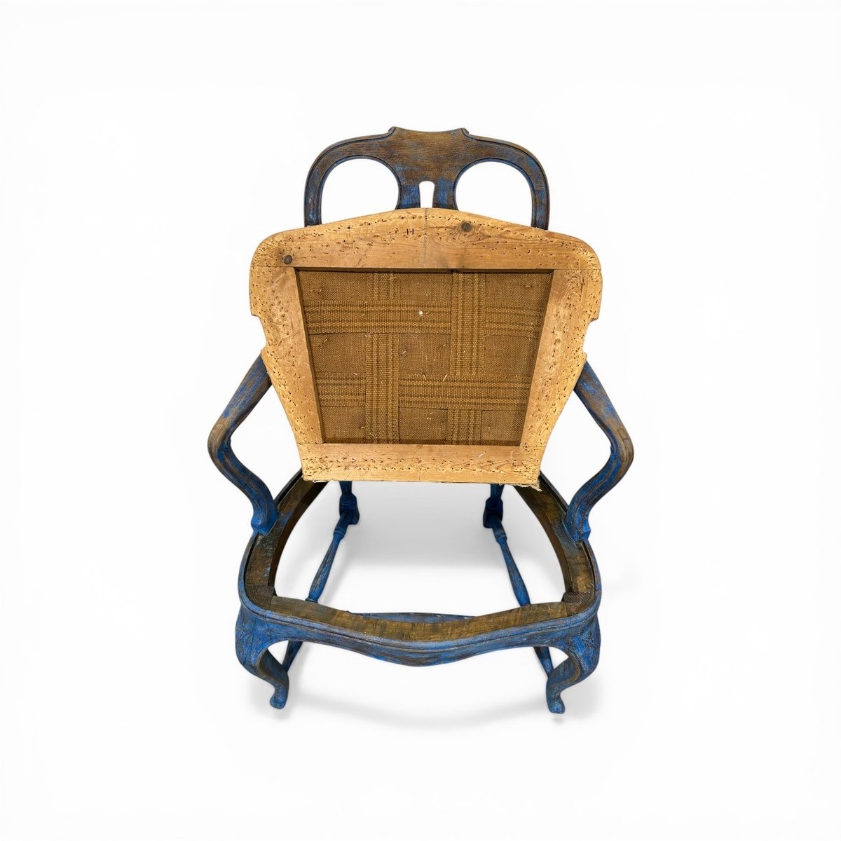 A beautiful pair of antique Swedish Rococo armchairs. - JAA