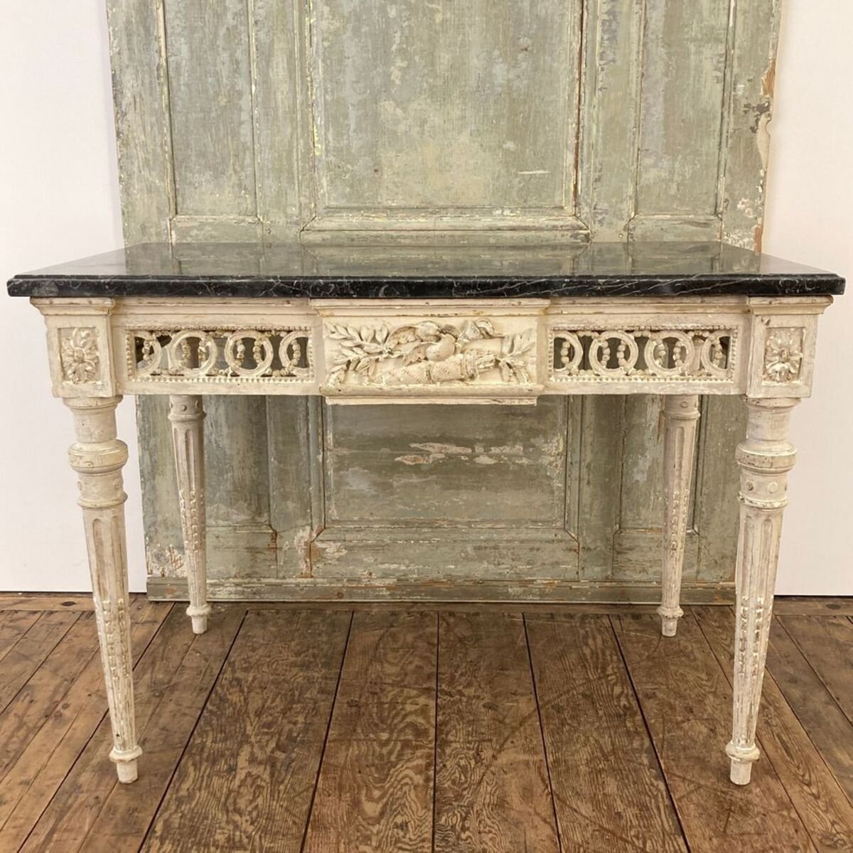 Louis XVI Marble Top Console Late 18th Century - JAA