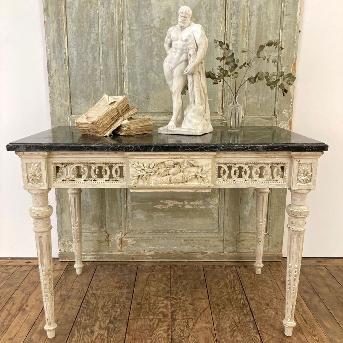 Louis XVI Marble Top Console Late 18th Century - JAA