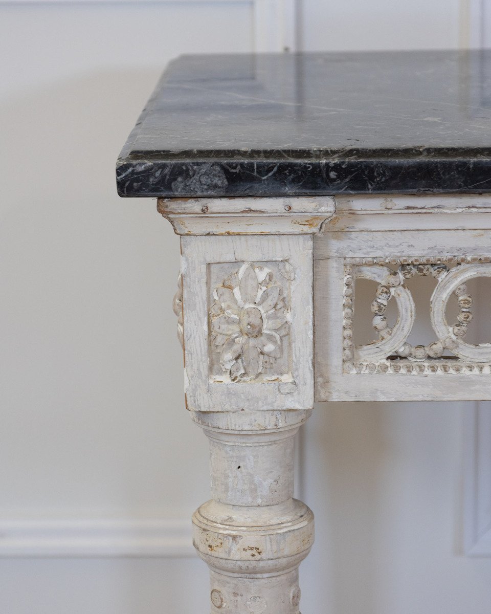 Louis XVI Marble Top Console Late 18th Century - JAA