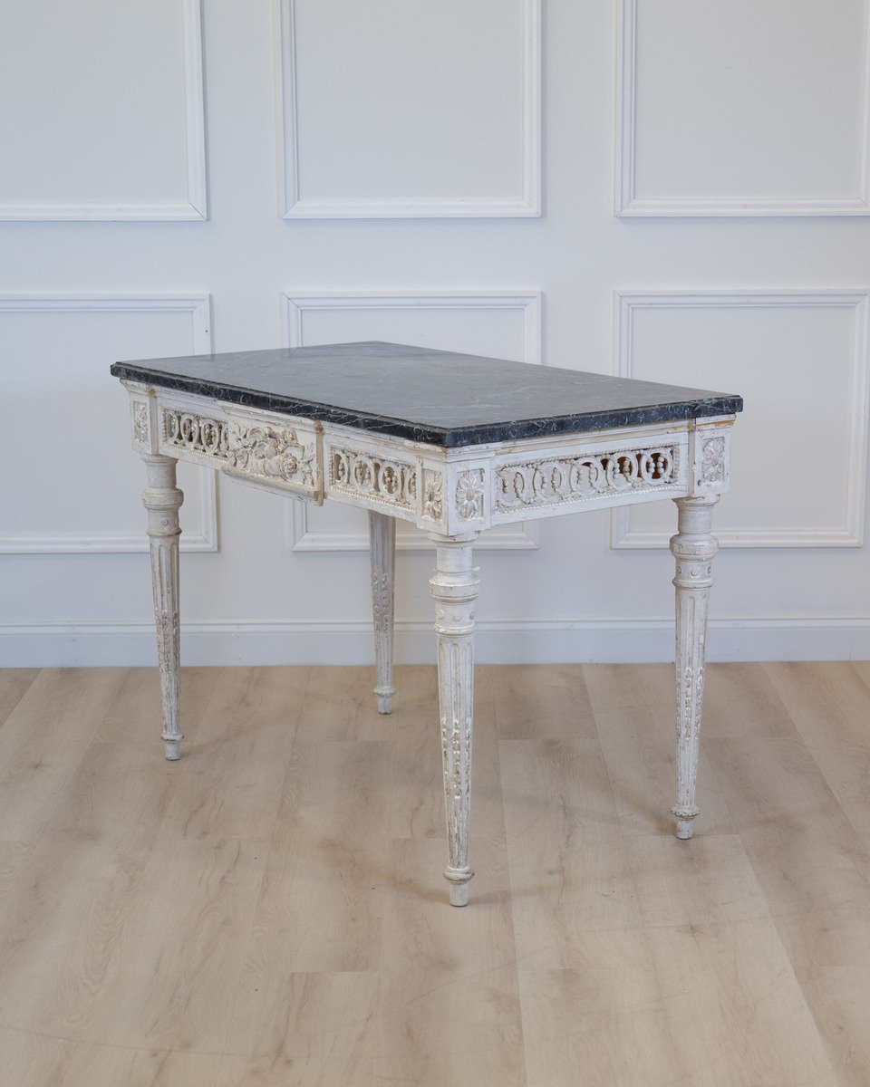 Louis XVI Marble Top Console Late 18th Century - JAA