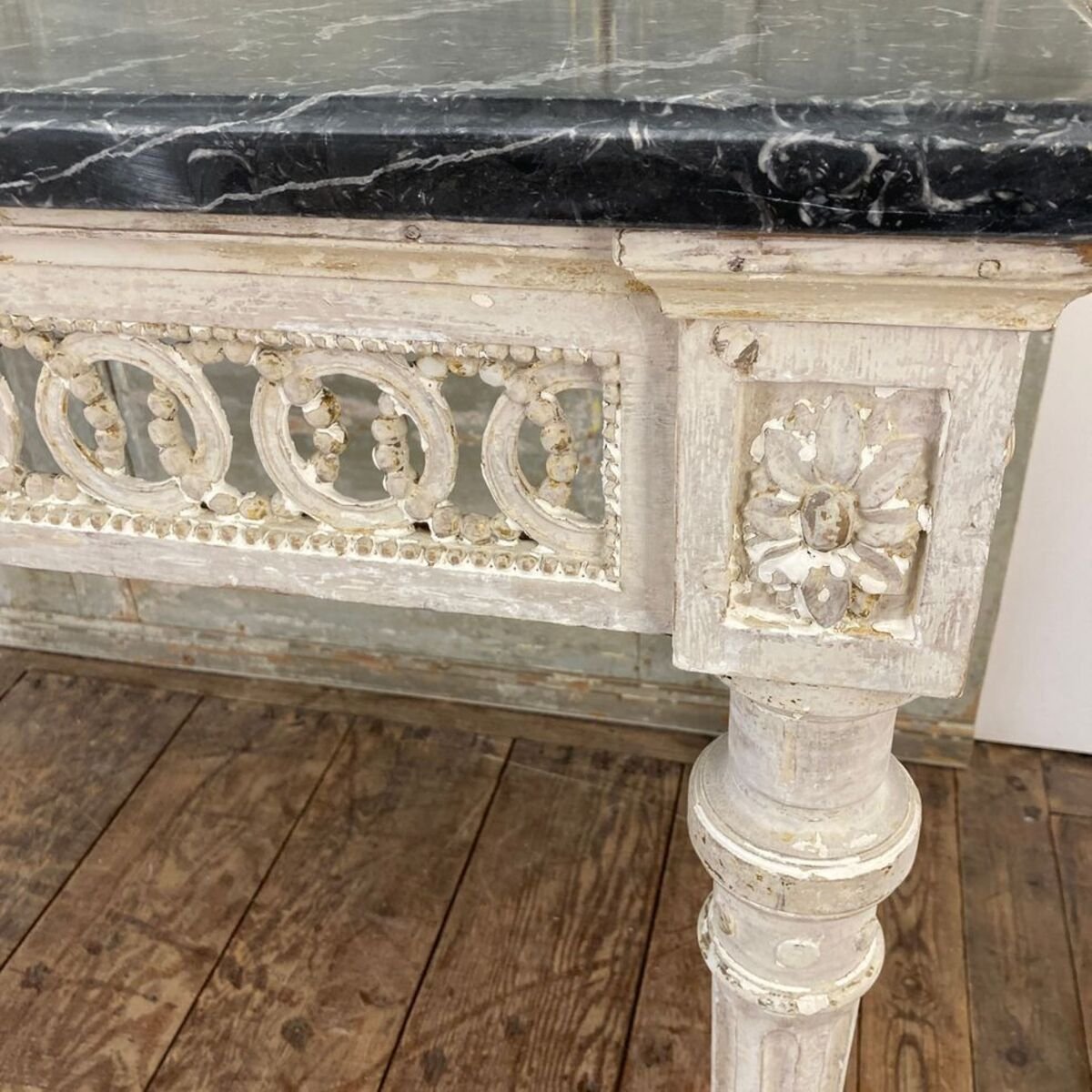 Louis XVI Marble Top Console Late 18th Century - JAA