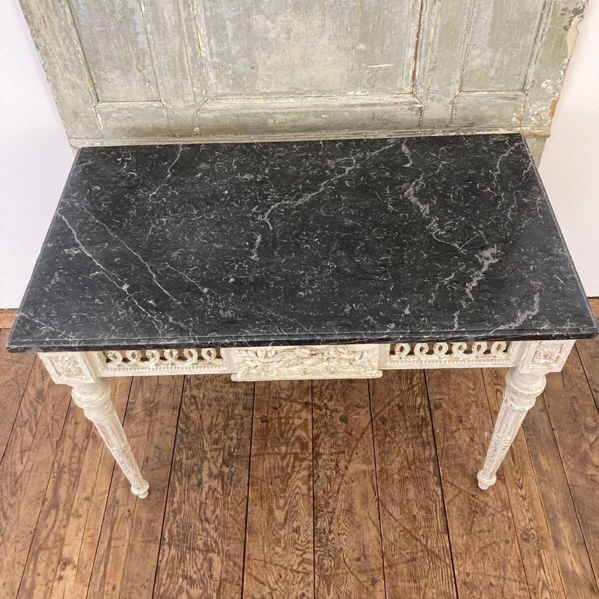 Louis XVI Marble Top Console Late 18th Century - JAA