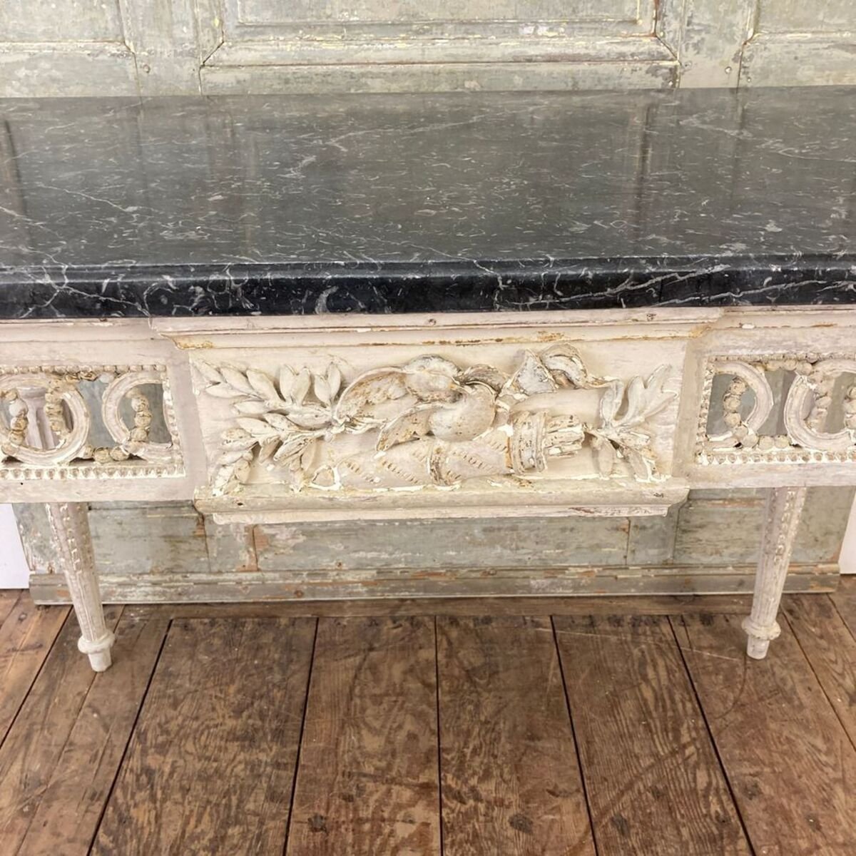 Louis XVI Marble Top Console Late 18th Century - JAA