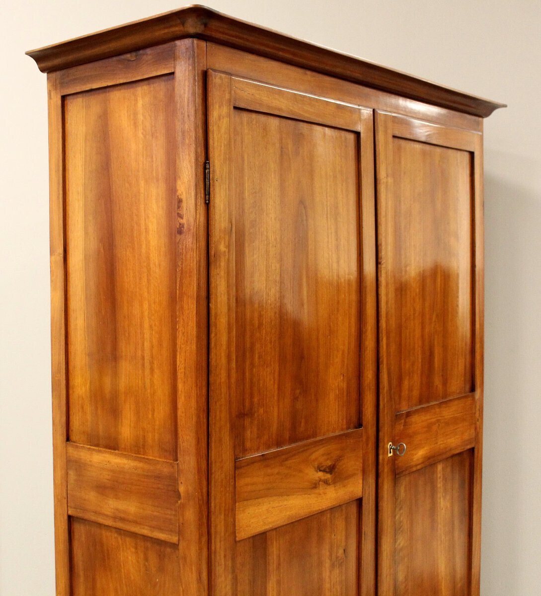 Italian Louis Philippe Walnut Armoire, 19th Century - JAA