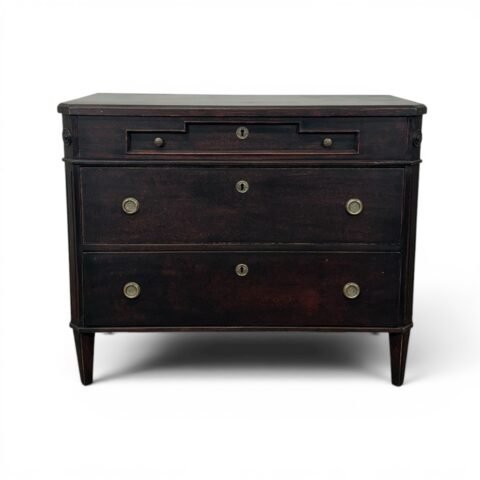 A unique Swedish chest of drawers reminiscent of the Gustavian style