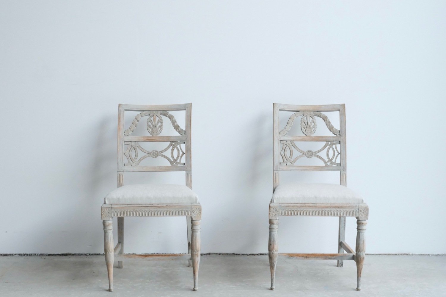 Pair of Gustavian Chairs, Lindome, Late 18th Century - JAA
