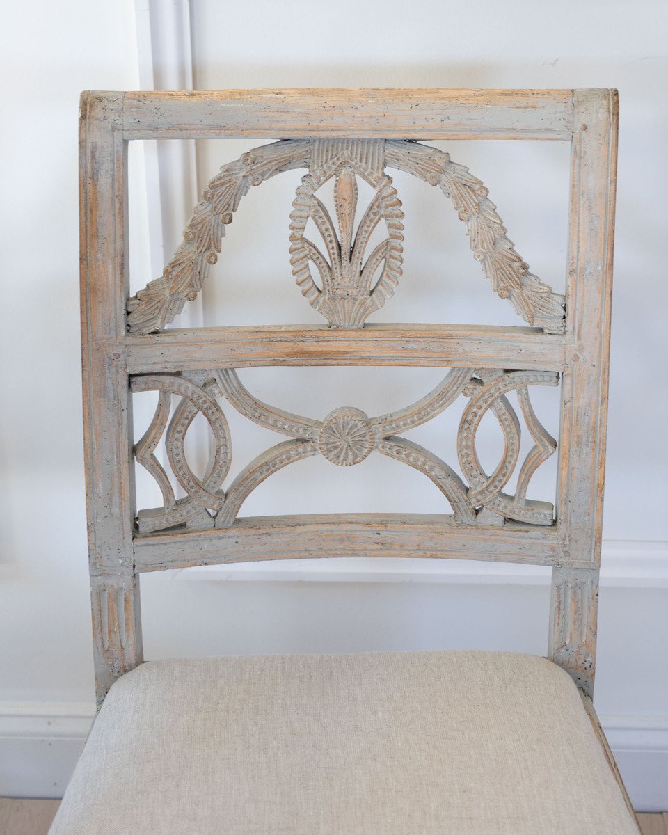 Pair of Gustavian Chairs, Lindome, Late 18th Century - JAA