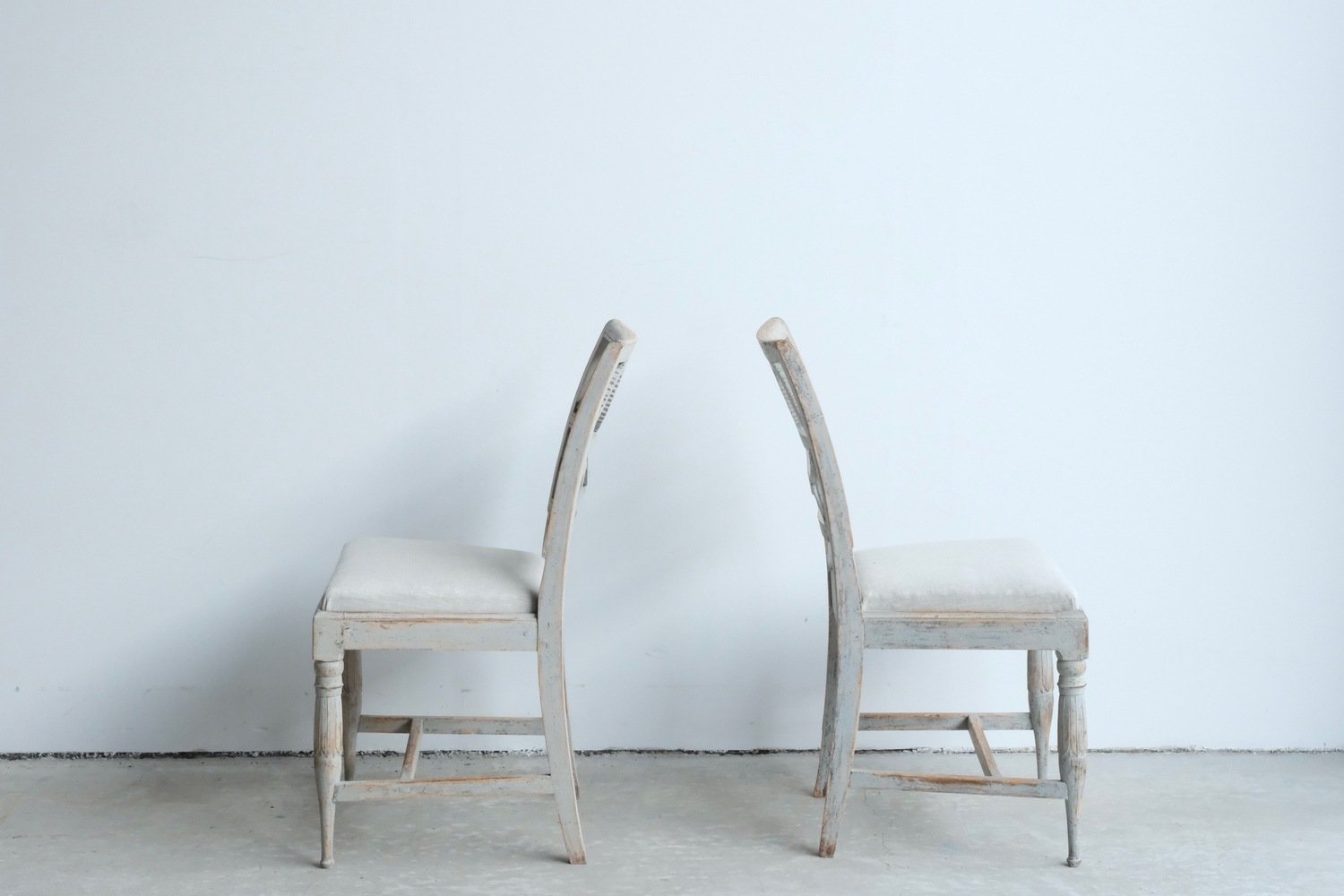 Pair of Gustavian Chairs, Lindome, Late 18th Century - JAA