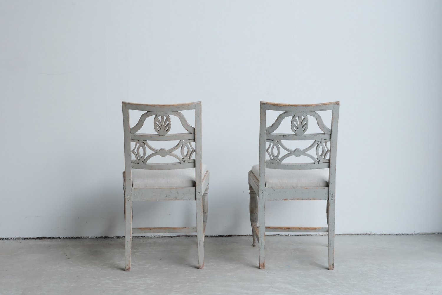 Pair of Gustavian Chairs, Lindome, Late 18th Century - JAA