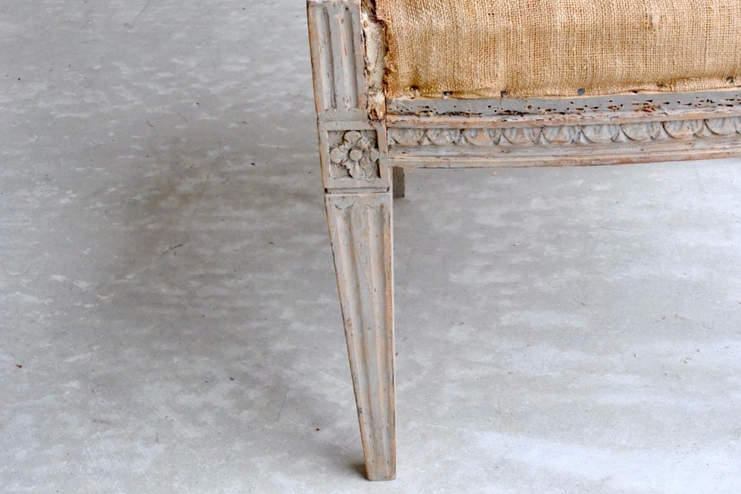Provincial Gustavian Armchair in Original Paint, circa 1780 - JAA