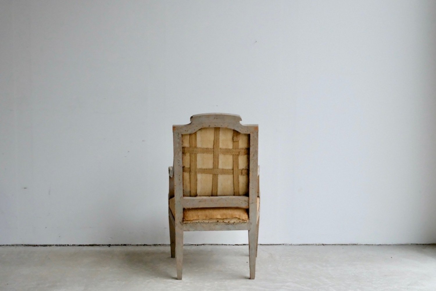 Provincial Gustavian Armchair in Original Paint, circa 1780 - JAA