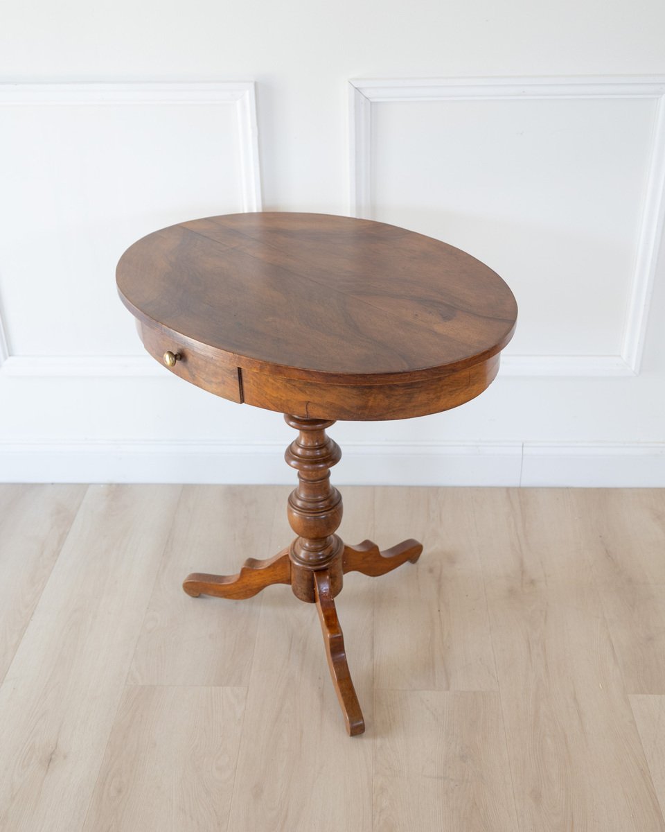 On Hold - Walnut Pedestal Table - JAA