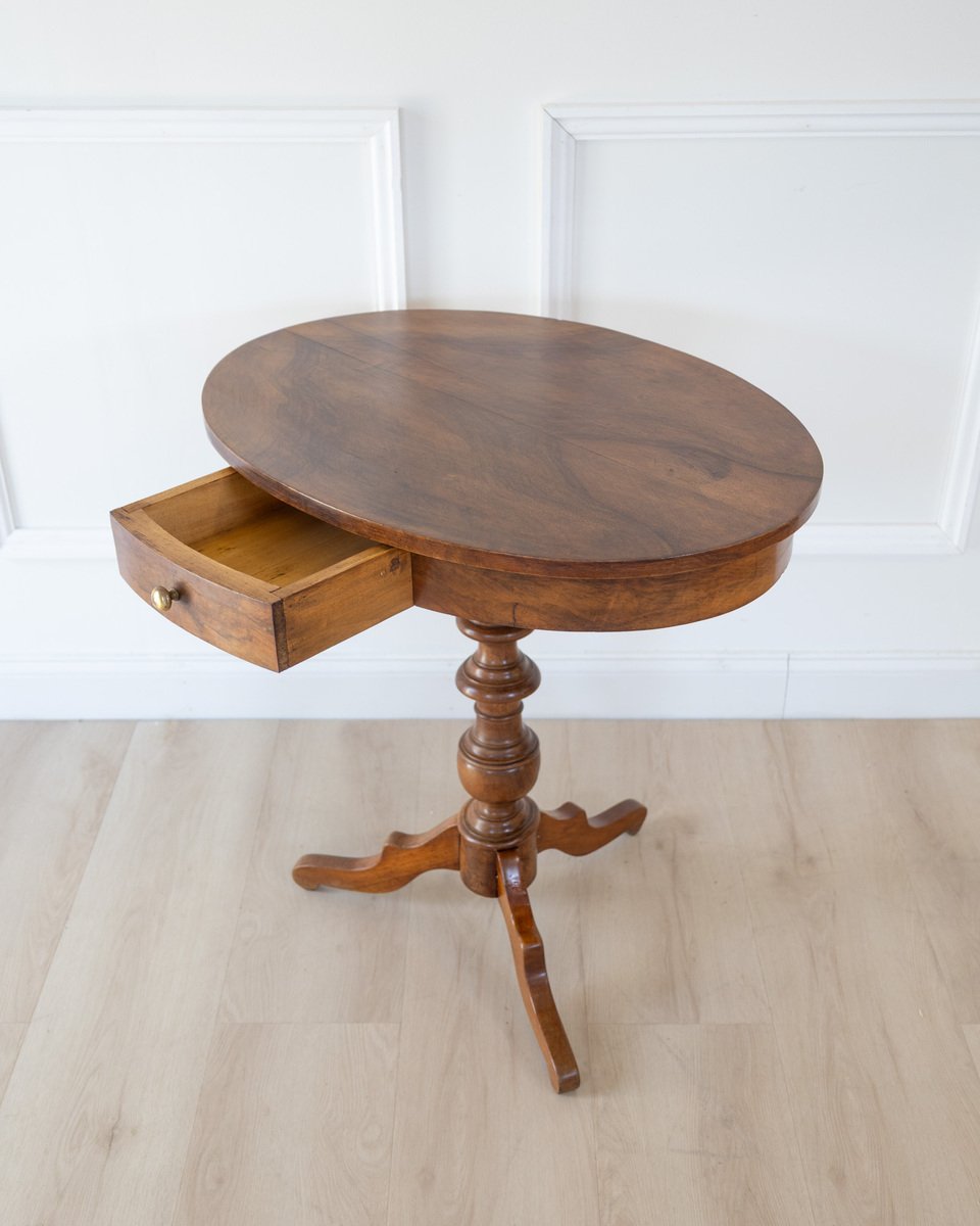 On Hold - Walnut Pedestal Table - JAA
