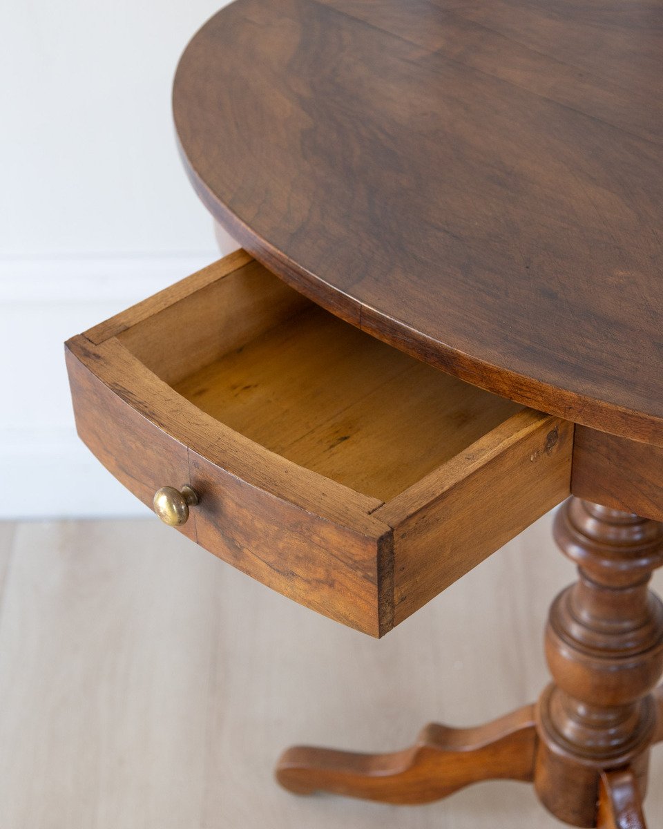 On Hold - Walnut Pedestal Table - JAA