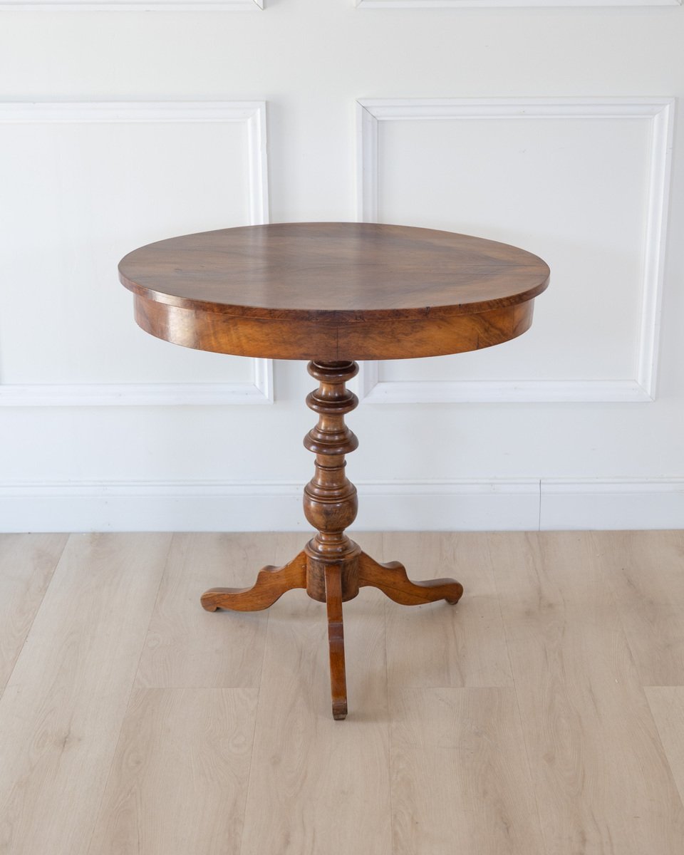 On Hold - Walnut Pedestal Table - JAA