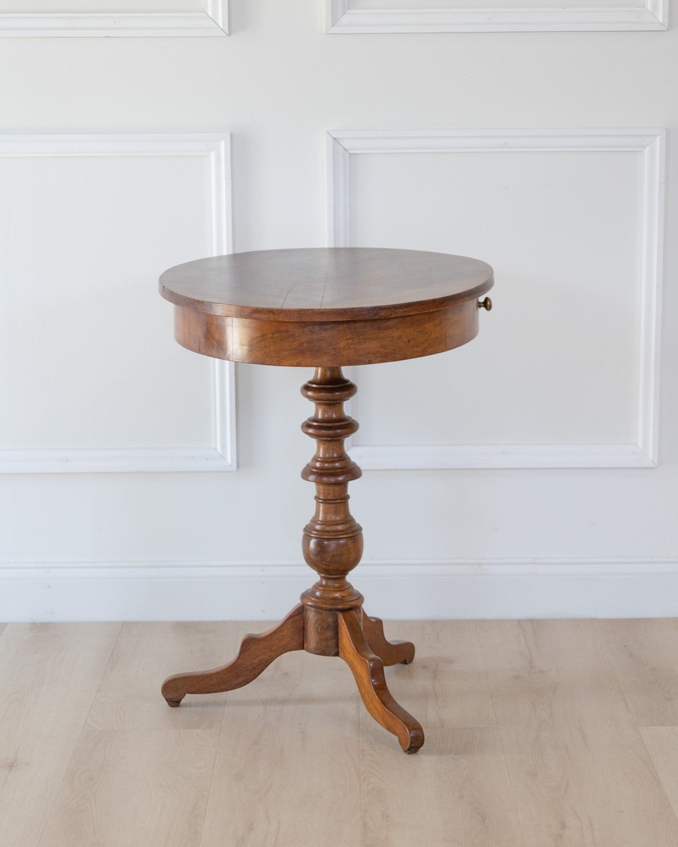 On Hold - Walnut Pedestal Table - JAA