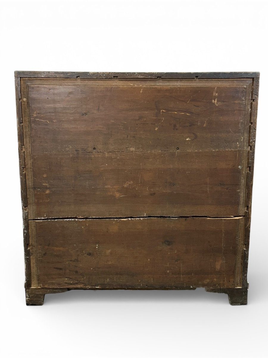 An antique Swedish secretary in light blue - JAA
