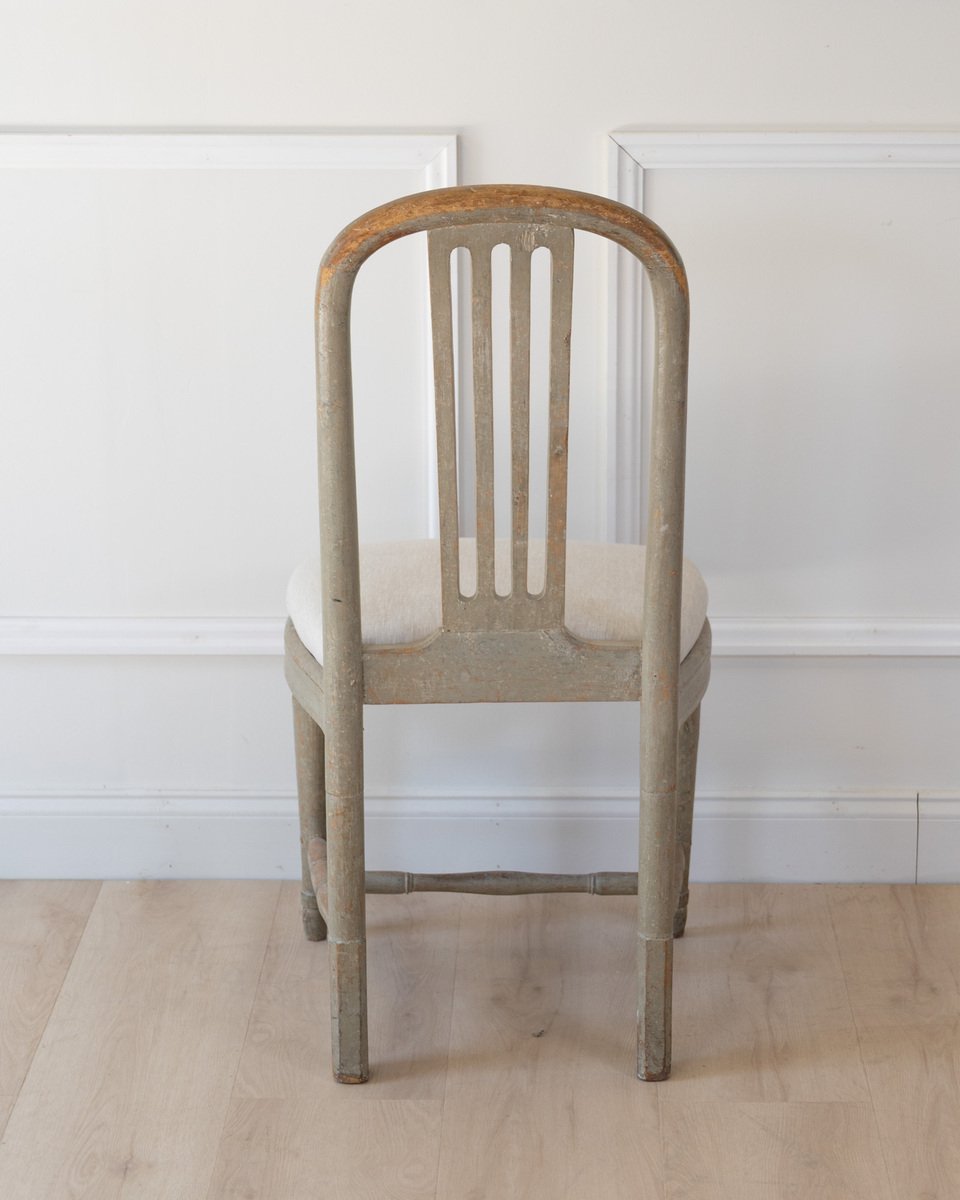 Provincial Gustavian Chair in Original Paint, circa 1780 - JAA