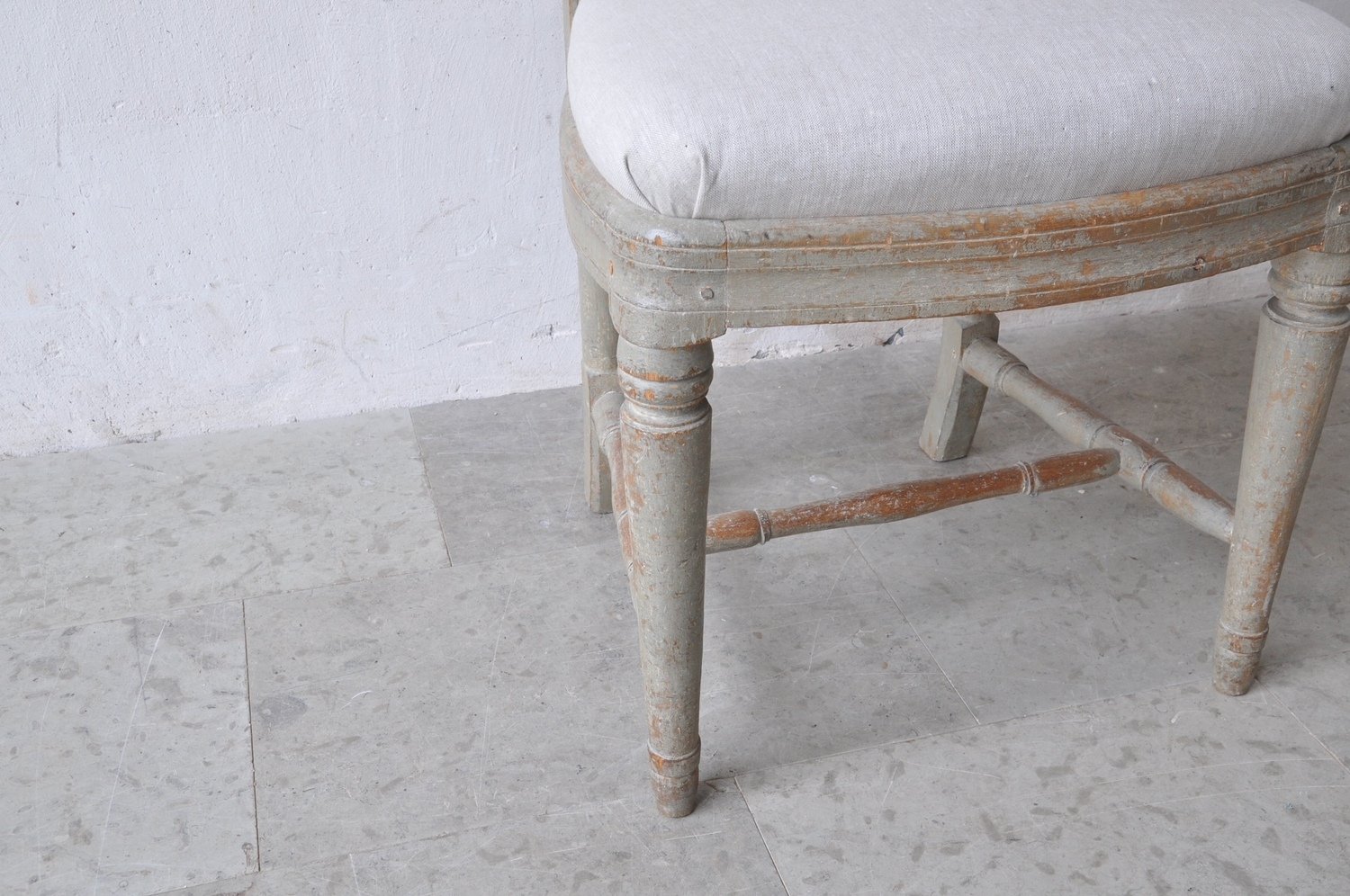 Provincial Gustavian Chair in Original Paint, circa 1780 - JAA