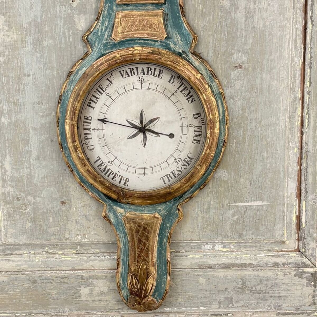 Louis XVI period barometer and thermometer - JAA