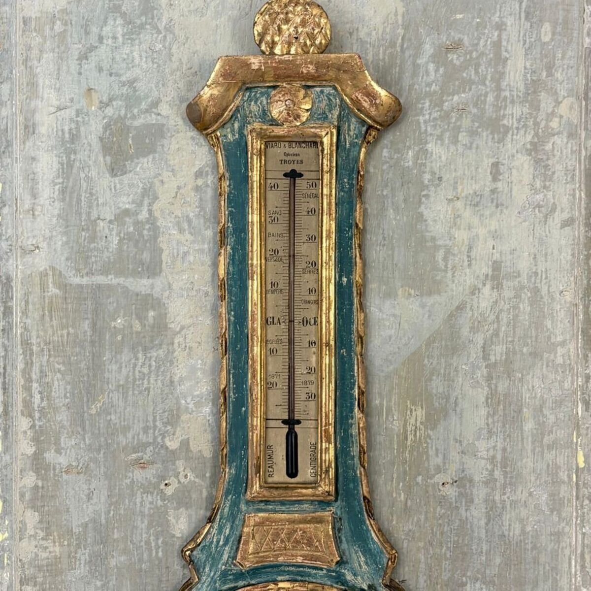 Louis XVI period barometer and thermometer - JAA
