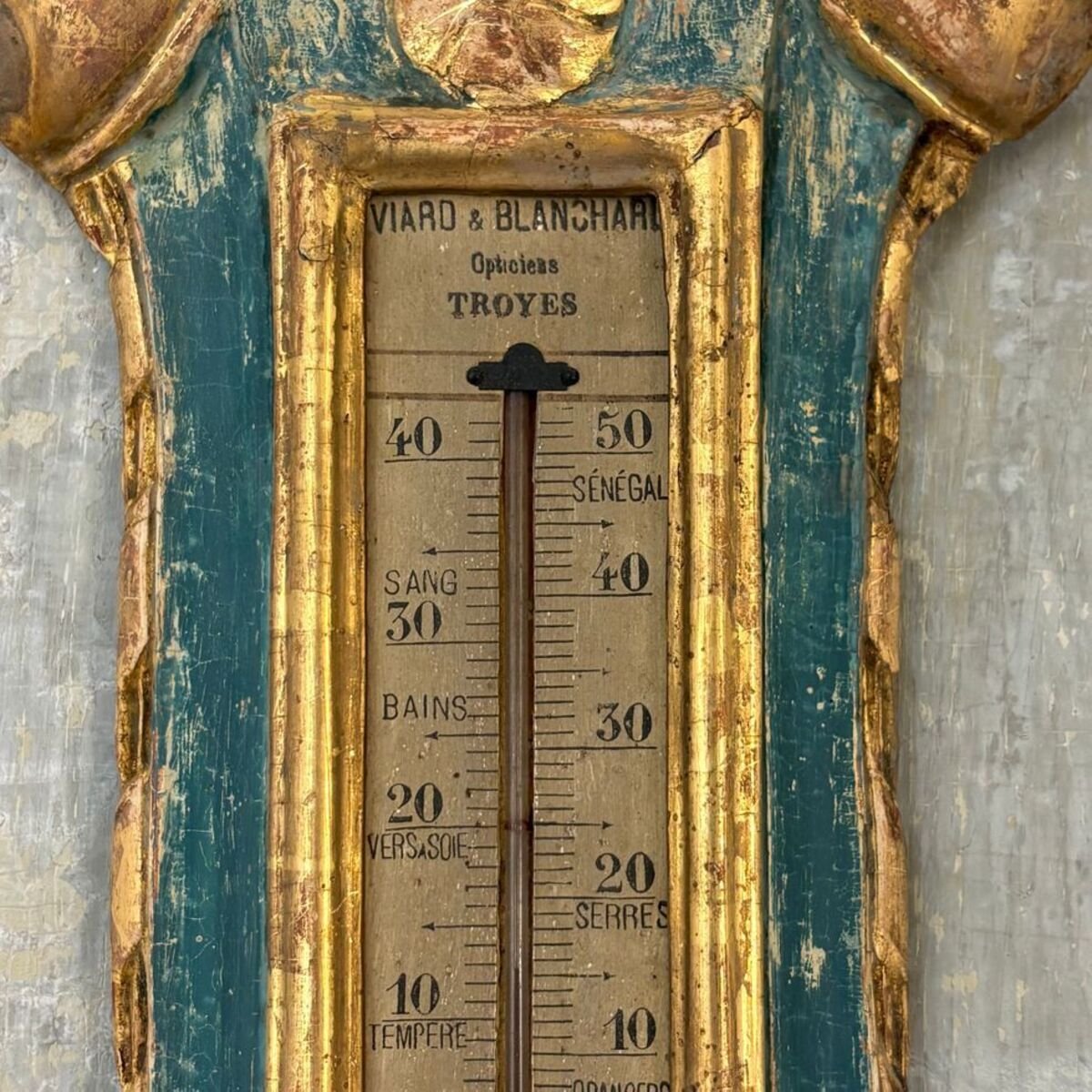 Louis XVI period barometer and thermometer - JAA